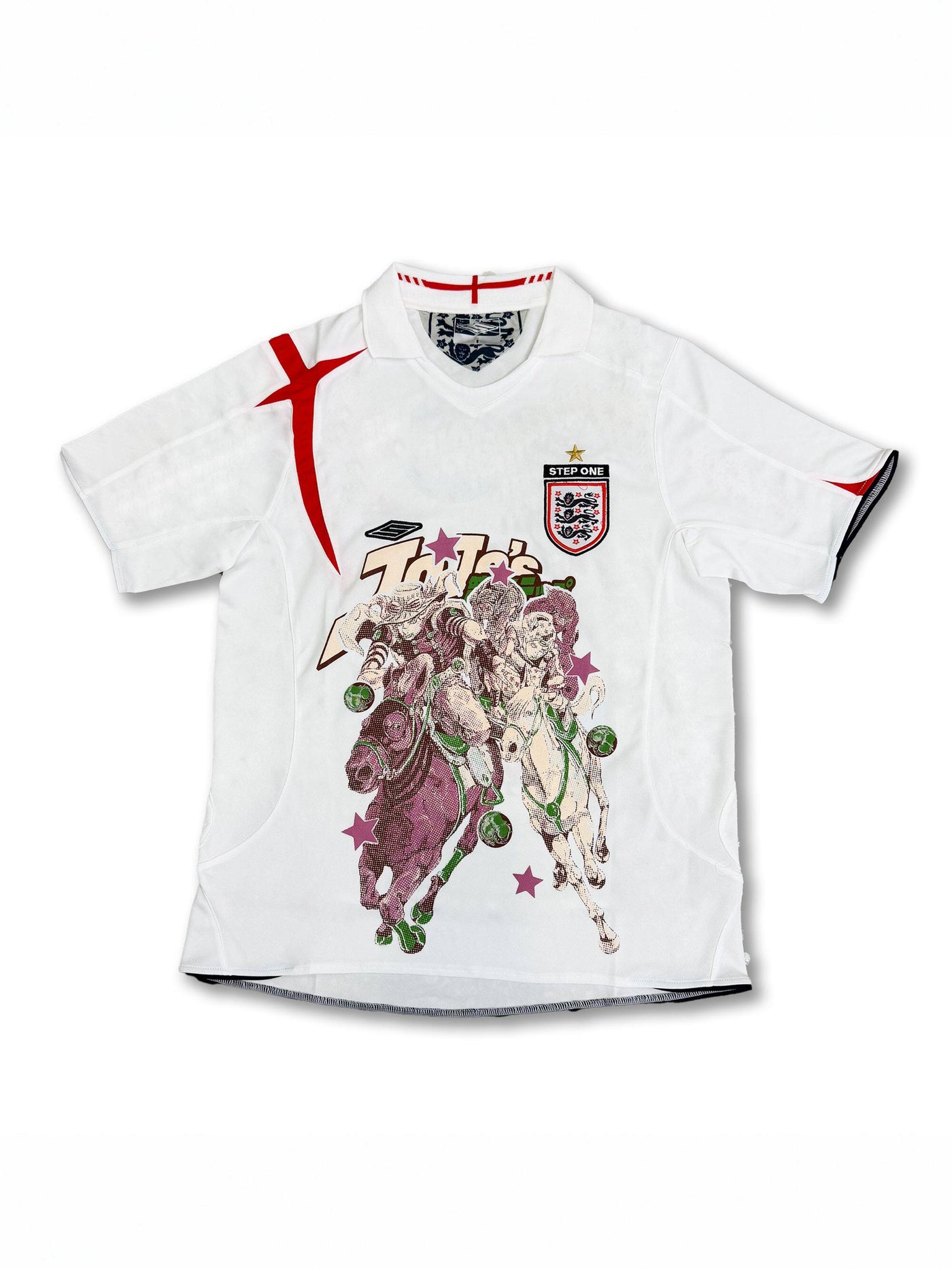 STEP ONE 005 Steel Ball Run Home Kit football jersey – Otaku Studios