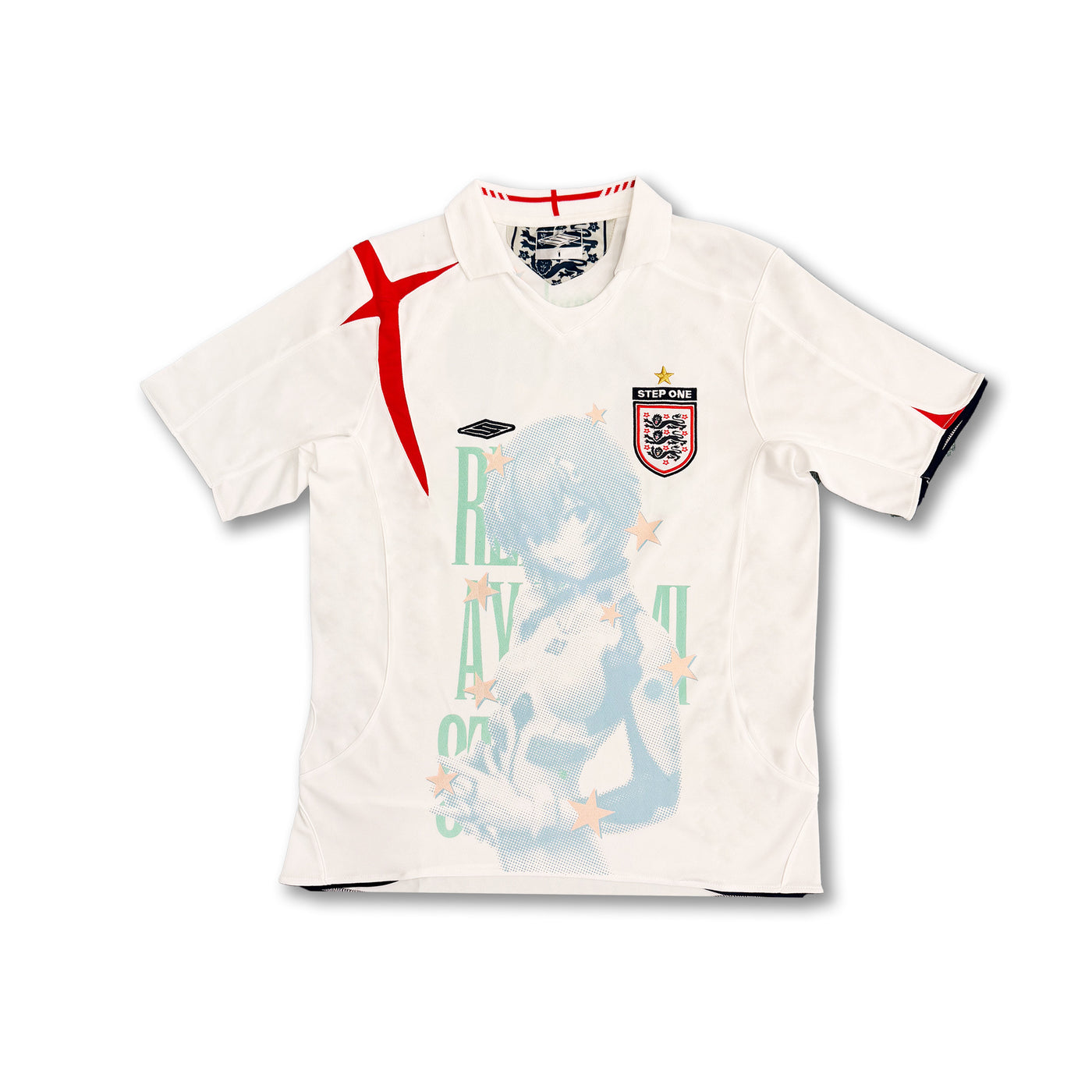 STEP ONE 003 Rei Home Kit anime football jersey – Otaku Studios