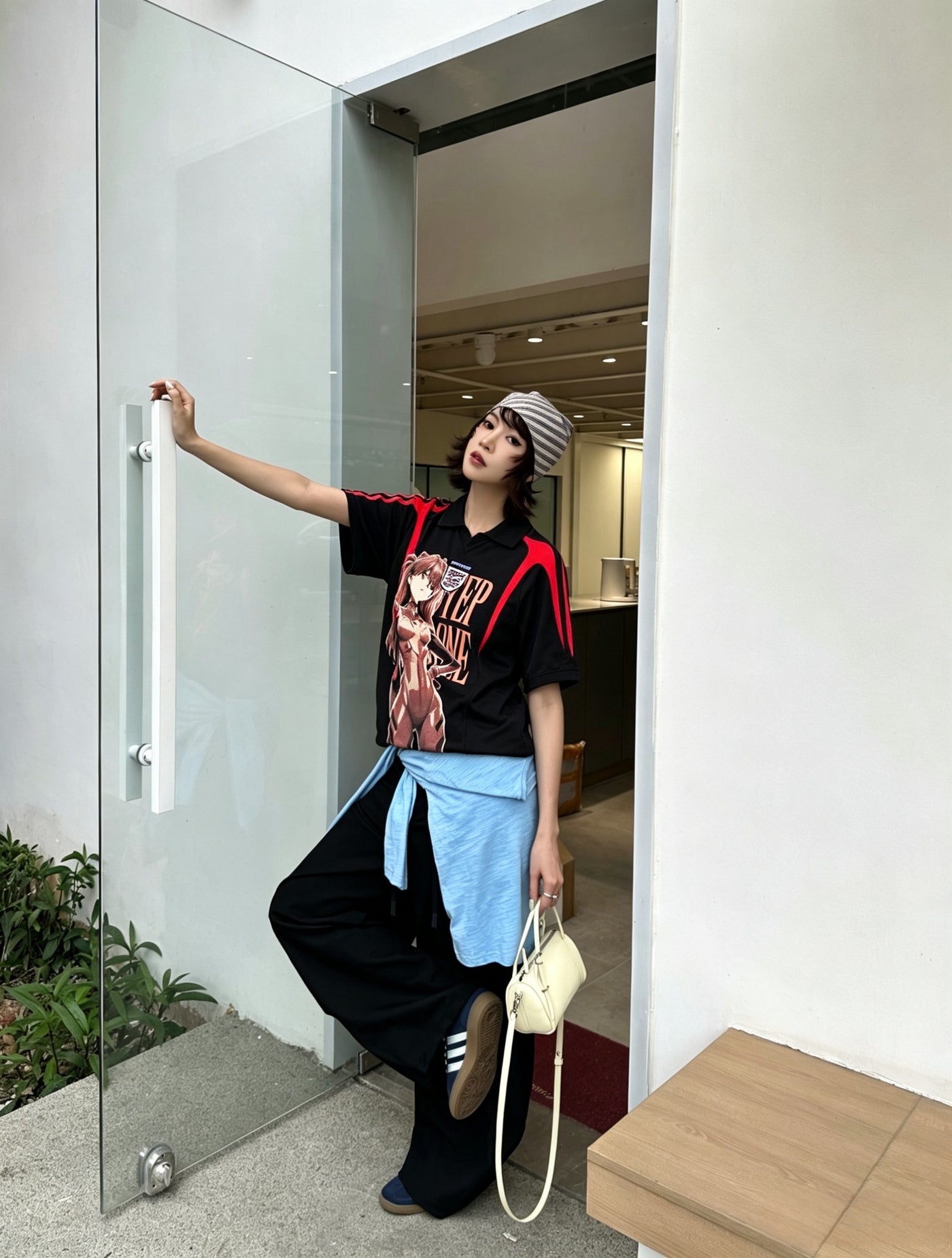 STEP ONE 002 Asuka Away Kit anime football jersey – Otaku Studios