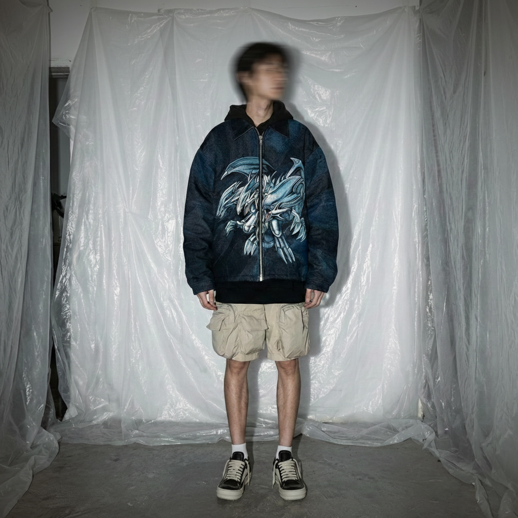 PROJECT 001 Blue-Eyes Woven Tapestry Jacket – Otaku Studios