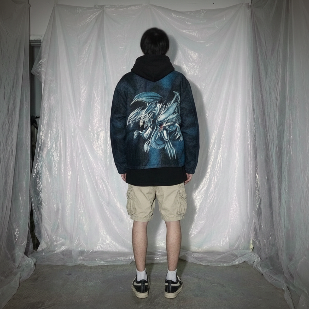 PROJECT 001 Blue-Eyes Woven Tapestry Jacket – Otaku Studios