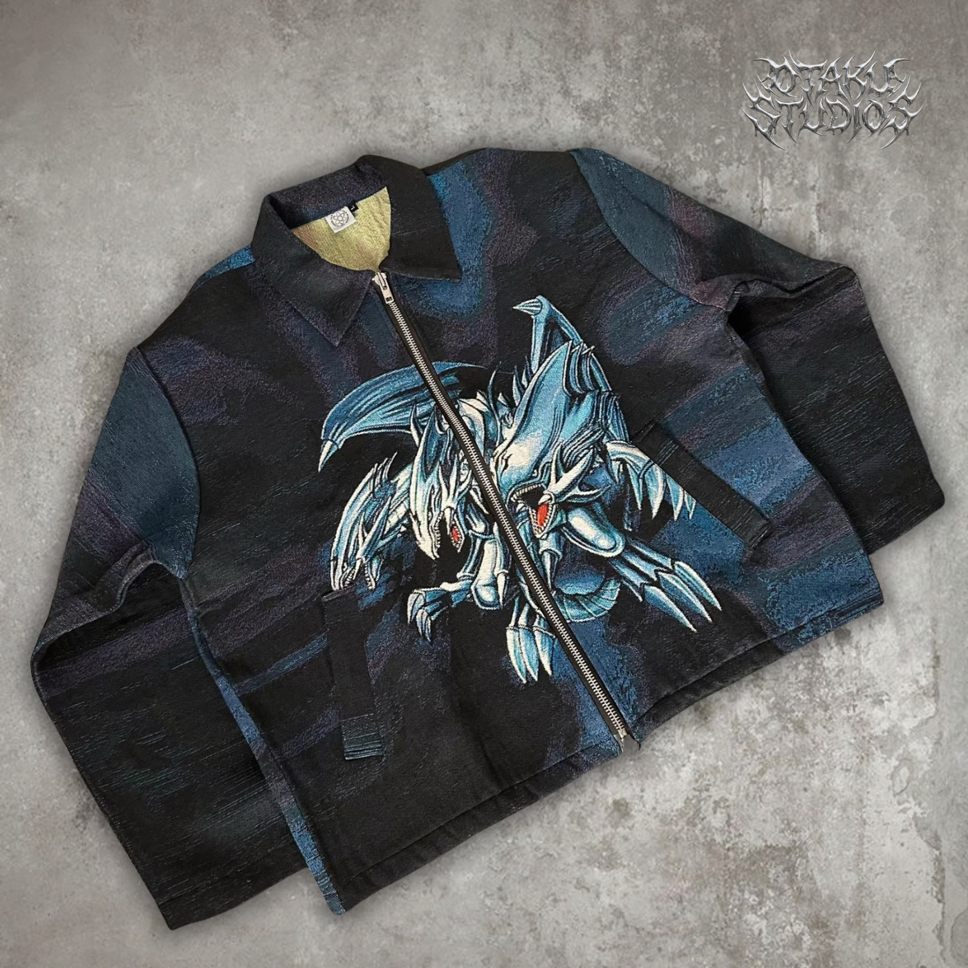 PROJECT 001 Blue-Eyes Woven Tapestry Jacket – Otaku Studios