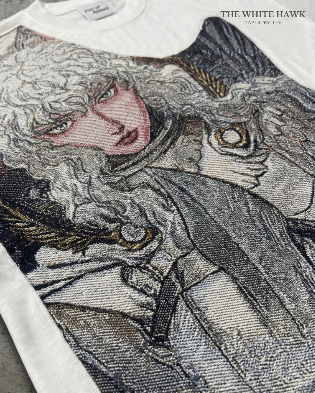 PROJECT 004 The White Hawk Tapestry Tee – Otaku Studios