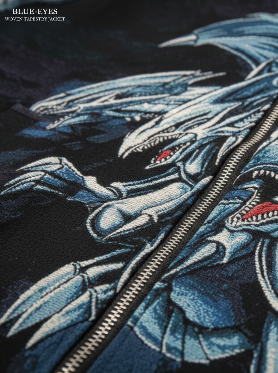 PROJECT 001 Blue-Eyes Woven Tapestry Jacket – Otaku Studios