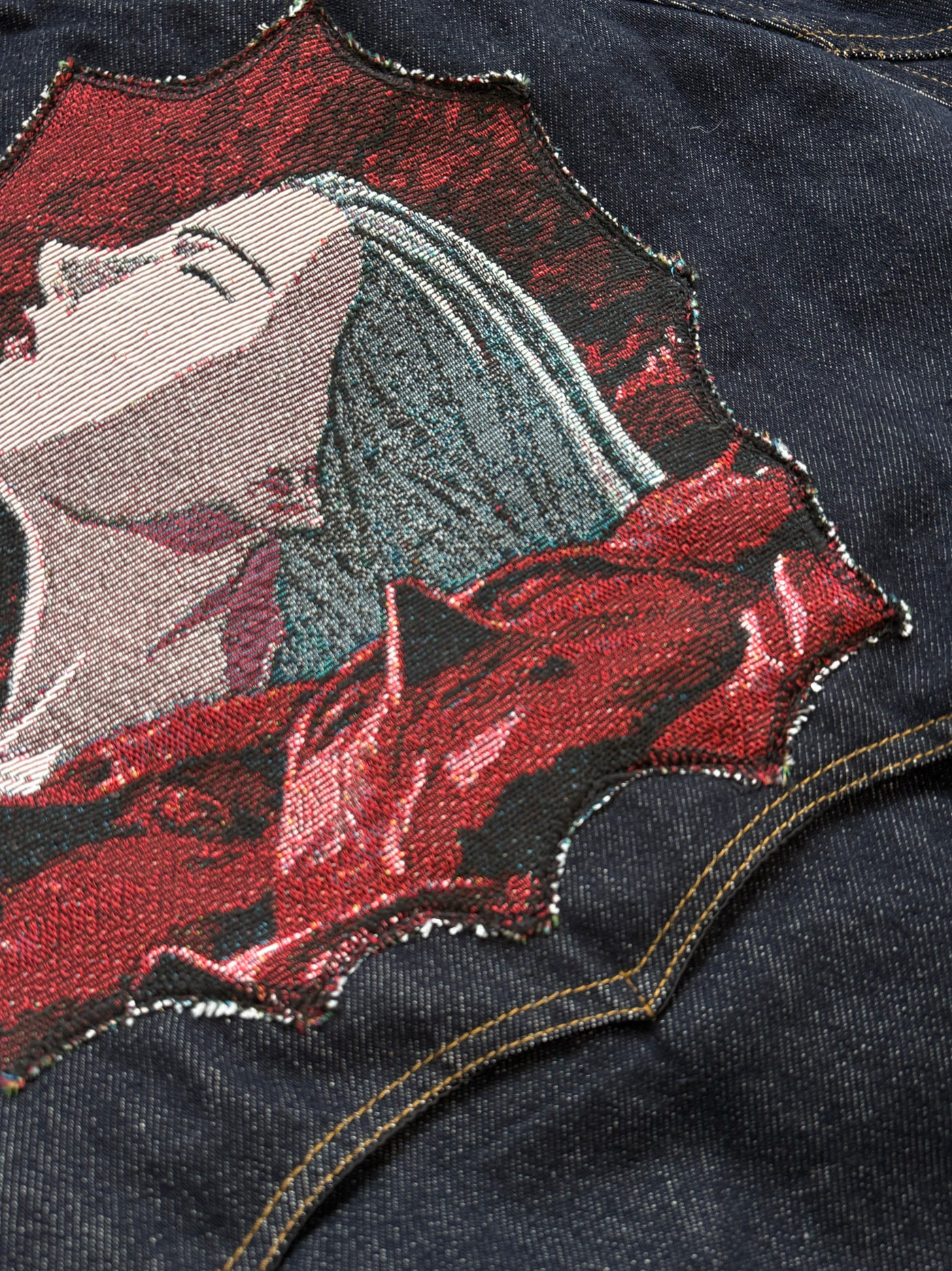 REWORKED 004 Greatsword Boxy Denim Jacket – Otaku Studios