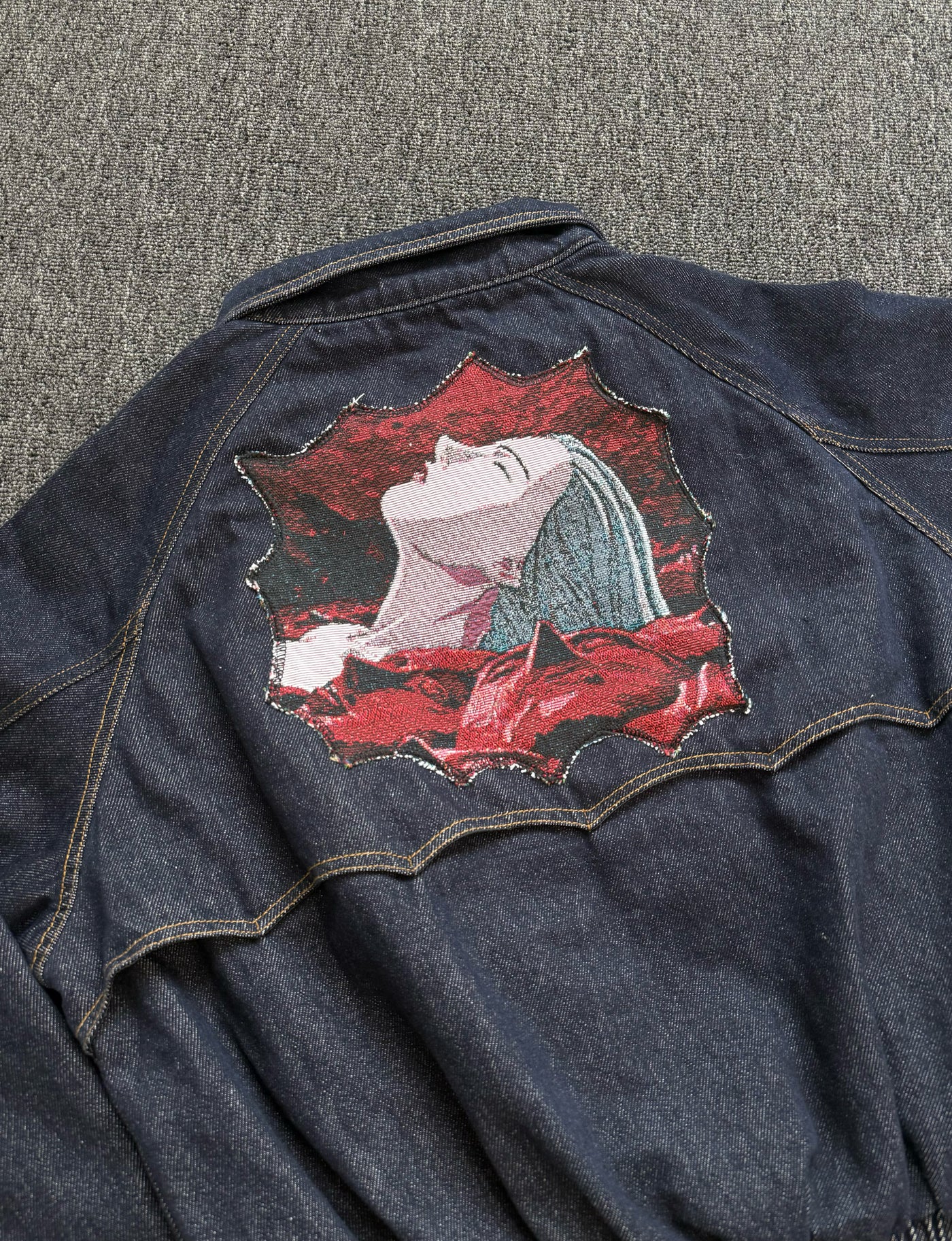 REWORKED 004 Greatsword Boxy Denim Jacket – Otaku Studios