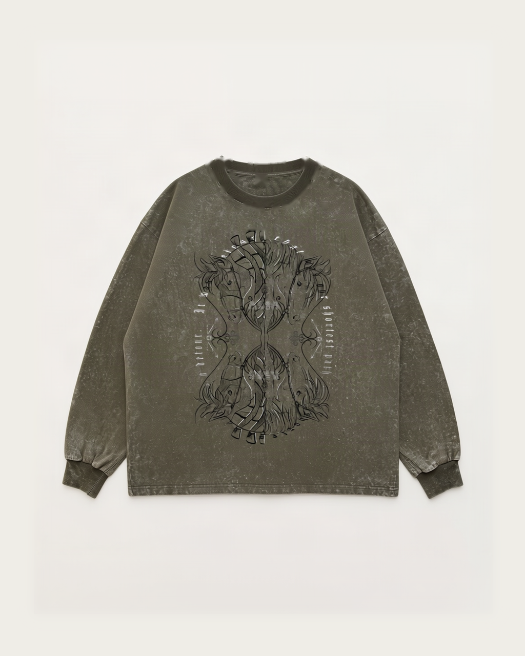 REWORKED 008 The Run Vintage Long Sleeve front – Otaku Studios