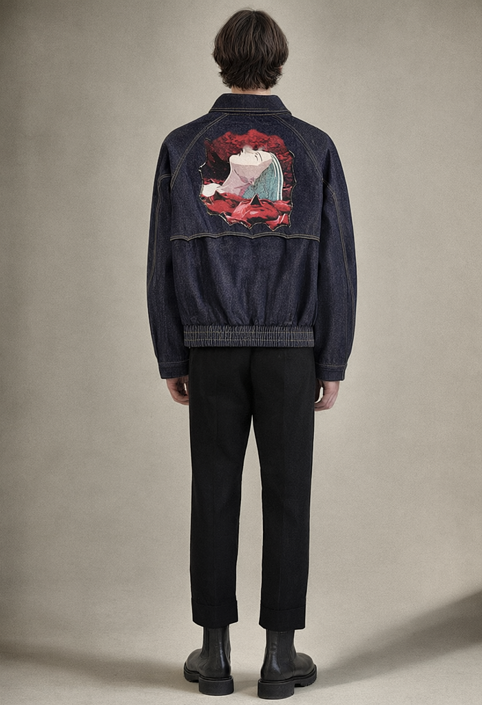 REWORKED 004: "GREATSWORD" BOXY DENIM JACKET